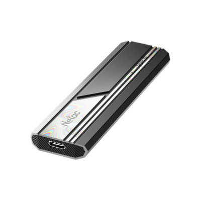 Netac 1TB Portable SSD Up To 1050MB/s Read 1000MB/s Write Speed Type-C USB 3.2Gen 2, External Solid State Drive PCIe Gen3x4 NVMe1.3 Business Travel Essential Dust-Resistant, ZX10