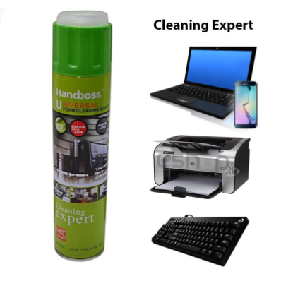 Handboss Foam Cleaning Agent,Very Active And Powerful Cleaning Foam Specially Designed To Work On Very Dirty Office And Computer Surfaces.