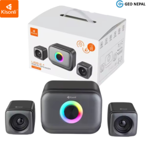 KISONLI Speaker Bluetooth Multimedia Subwoofer U-3200BT USB 2.1 PC RGB Gaming