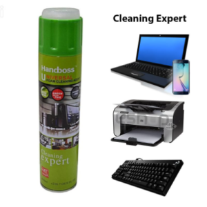 Handboss Foam Cleaning Agent,Very active and powerful cleaning foam specially designed to work on very dirty office and computer surfaces.